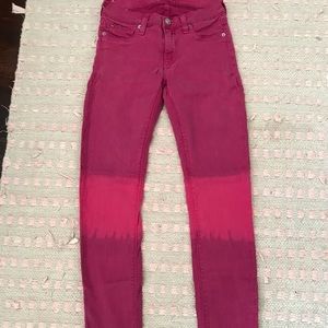 Pink Hudson Jeans